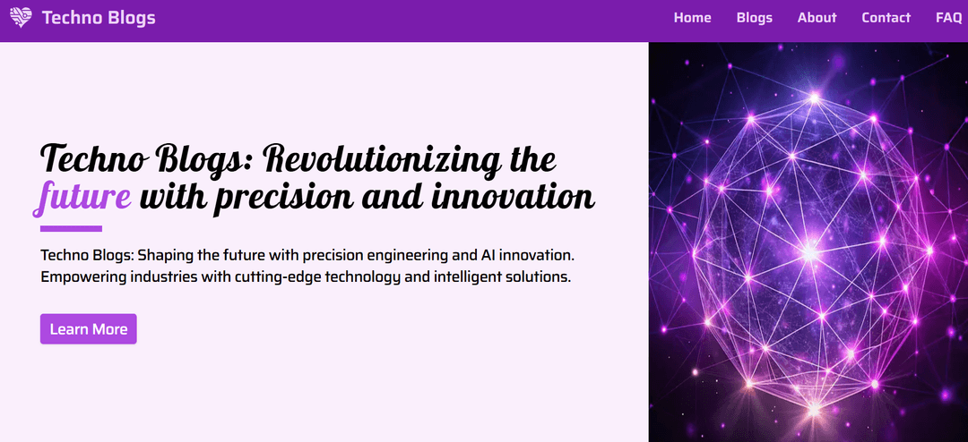 Dynamic Blog website